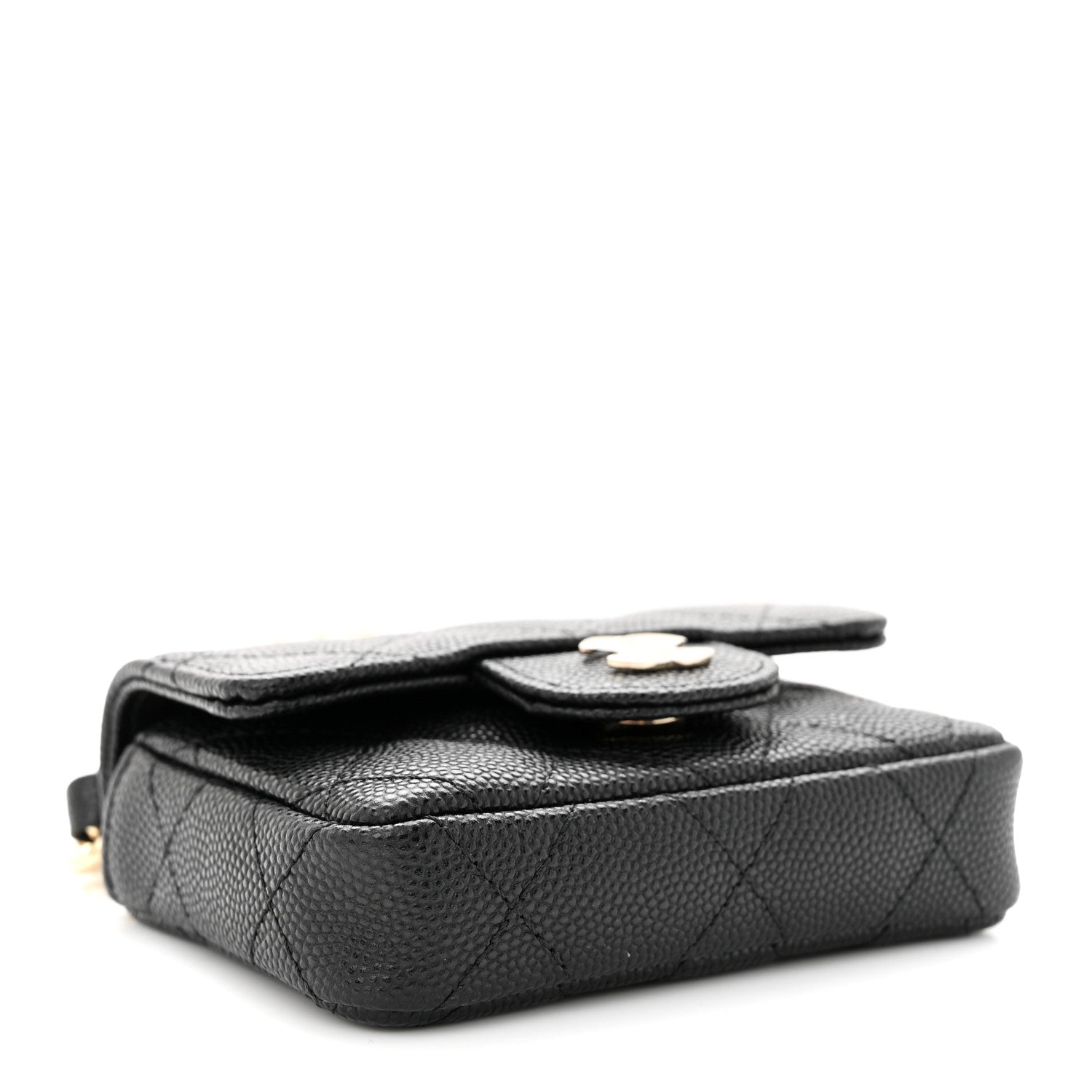 Chanel Caviar Quilted Mini Chain Belt Bag Black 4 of 11