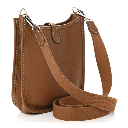 Hermes Taurillon Clemence Evelyne TPM Gold 3 of 11