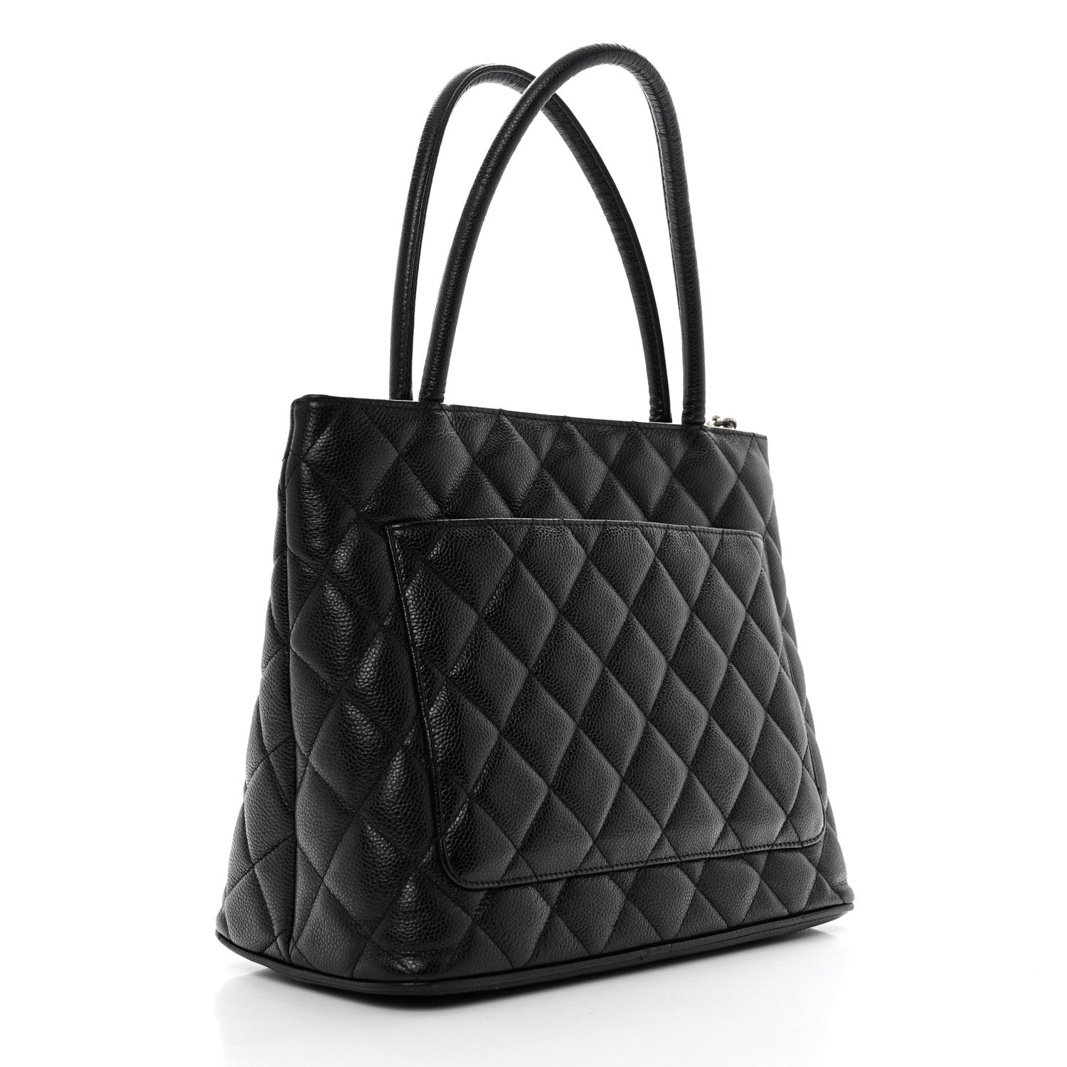 Chanel Caviar Quilted Medallion Tote Black 3 of 13