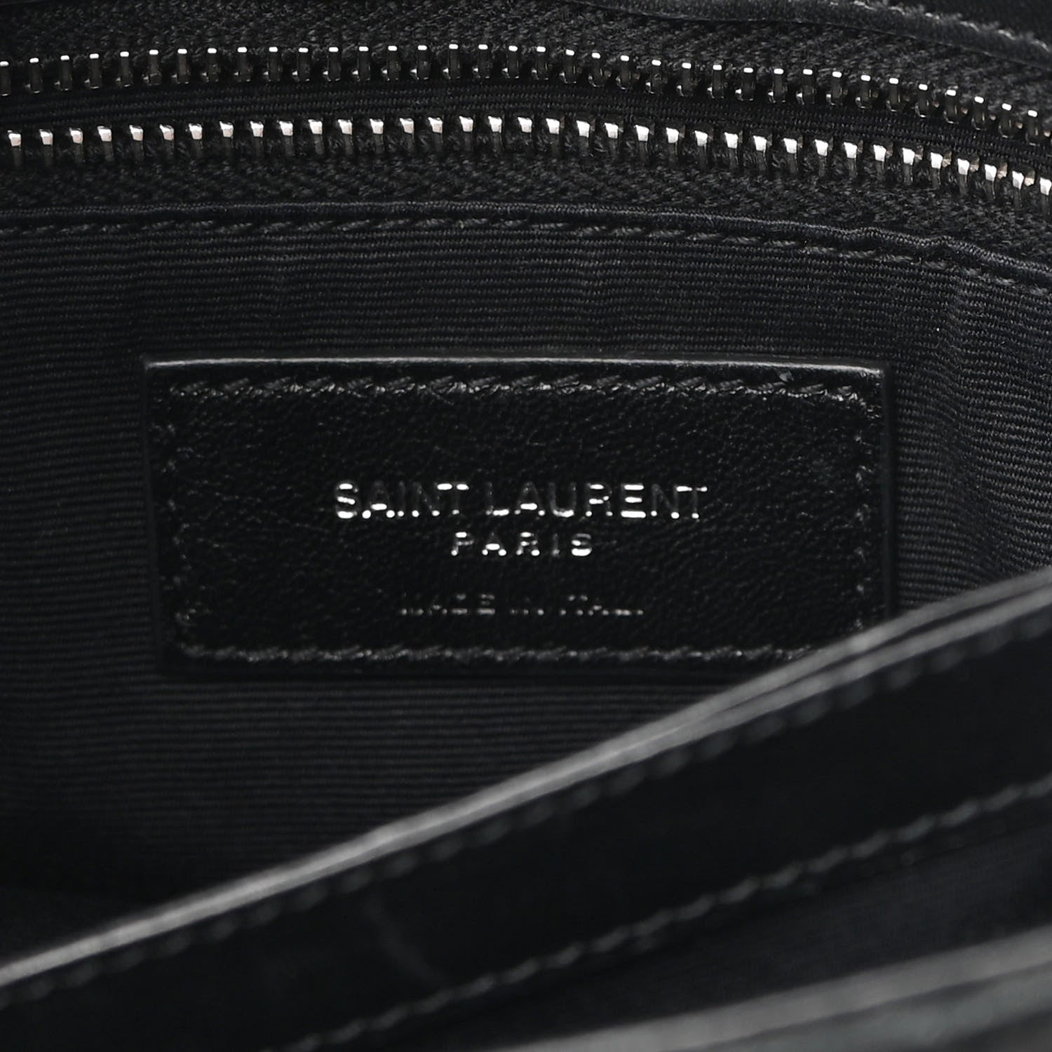 Saint Laurent Shearling Toy Loulou Shoulder Bag Black 6 of 8