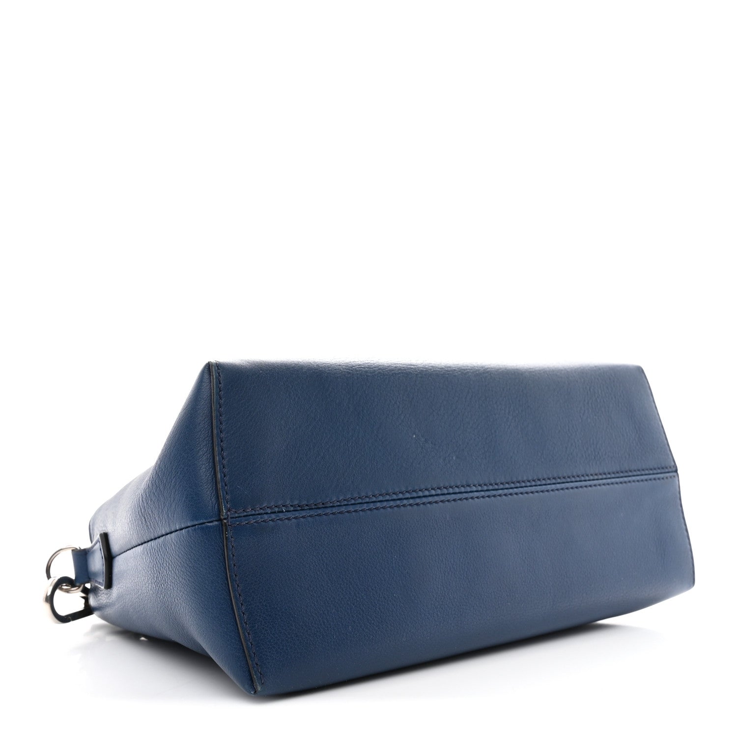 Fendi Vitello Dolce Medium By The Way Boston Bag Blue 4 of 13