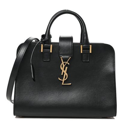 Saint Laurent Calfskin Monogram Baby Cabas Black 1 of 9