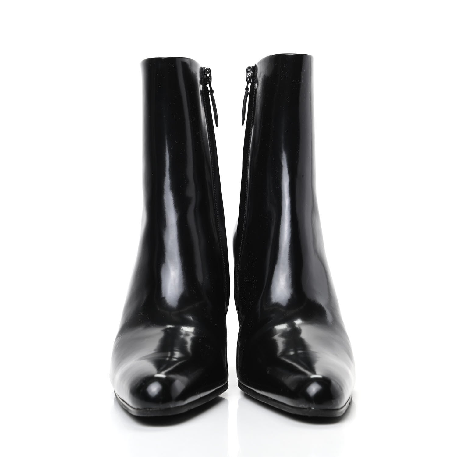 Balenciaga Brushed Calfskin Ankle Boots 38 Black 2 of 7
