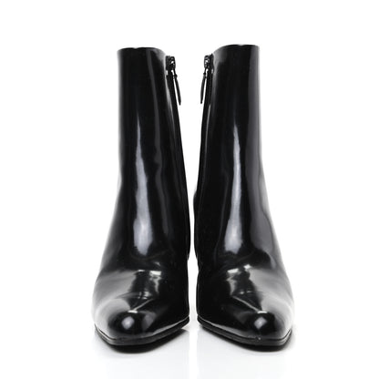 Balenciaga Brushed Calfskin Ankle Boots 38 Black 2 of 7