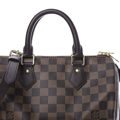 Louis Vuitton Damier Ebene Speedy Bandouliere 25 8 of 8