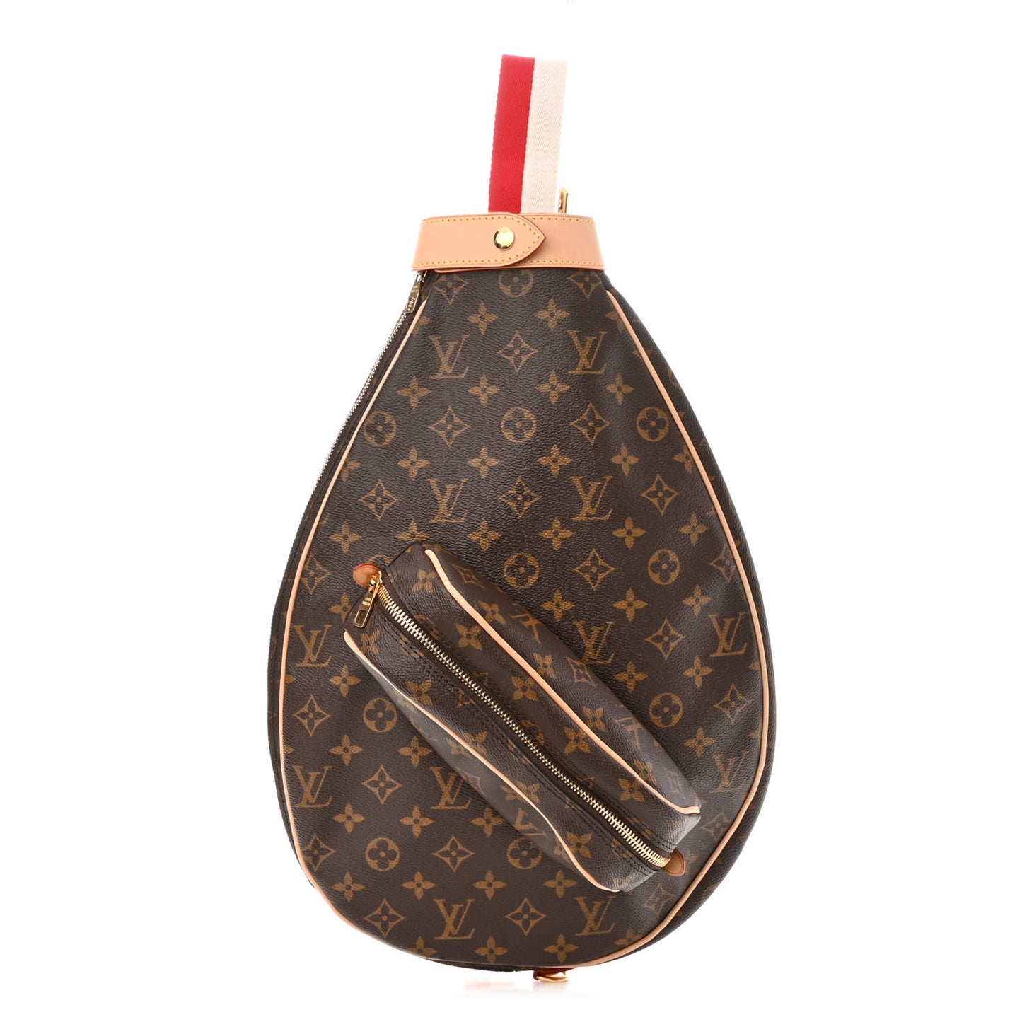 Monogram Tennis Racket Cover with Ball Pouch