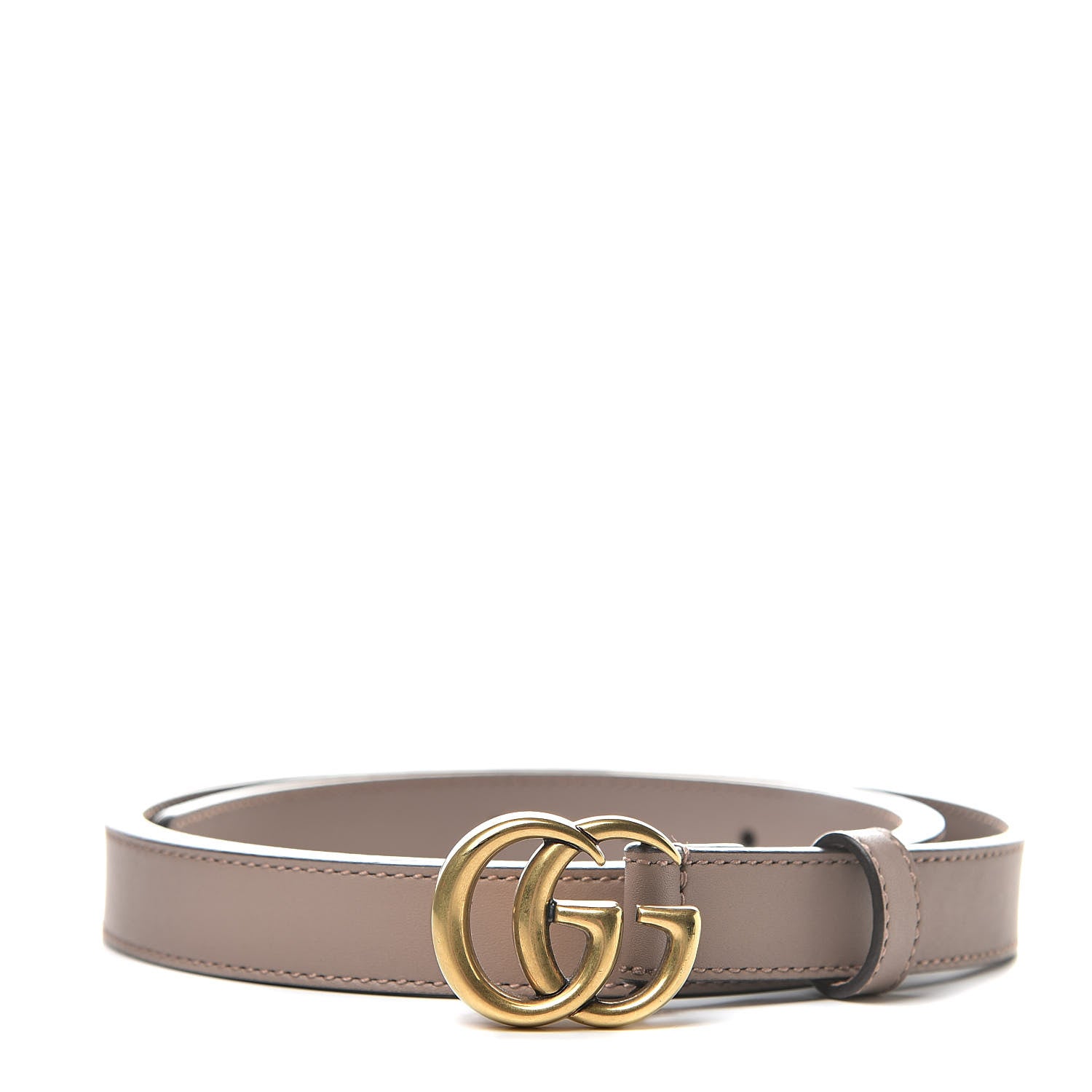 Gucci Calfskin Double G 20mm Belt 105 42 Porcelain Rose 1 of 7
