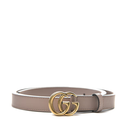 Gucci Calfskin Double G 20mm Belt 105 42 Porcelain Rose 1 of 7