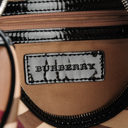 Burberry Nova Check Small Chester Bowling Bag Black 6 of 8