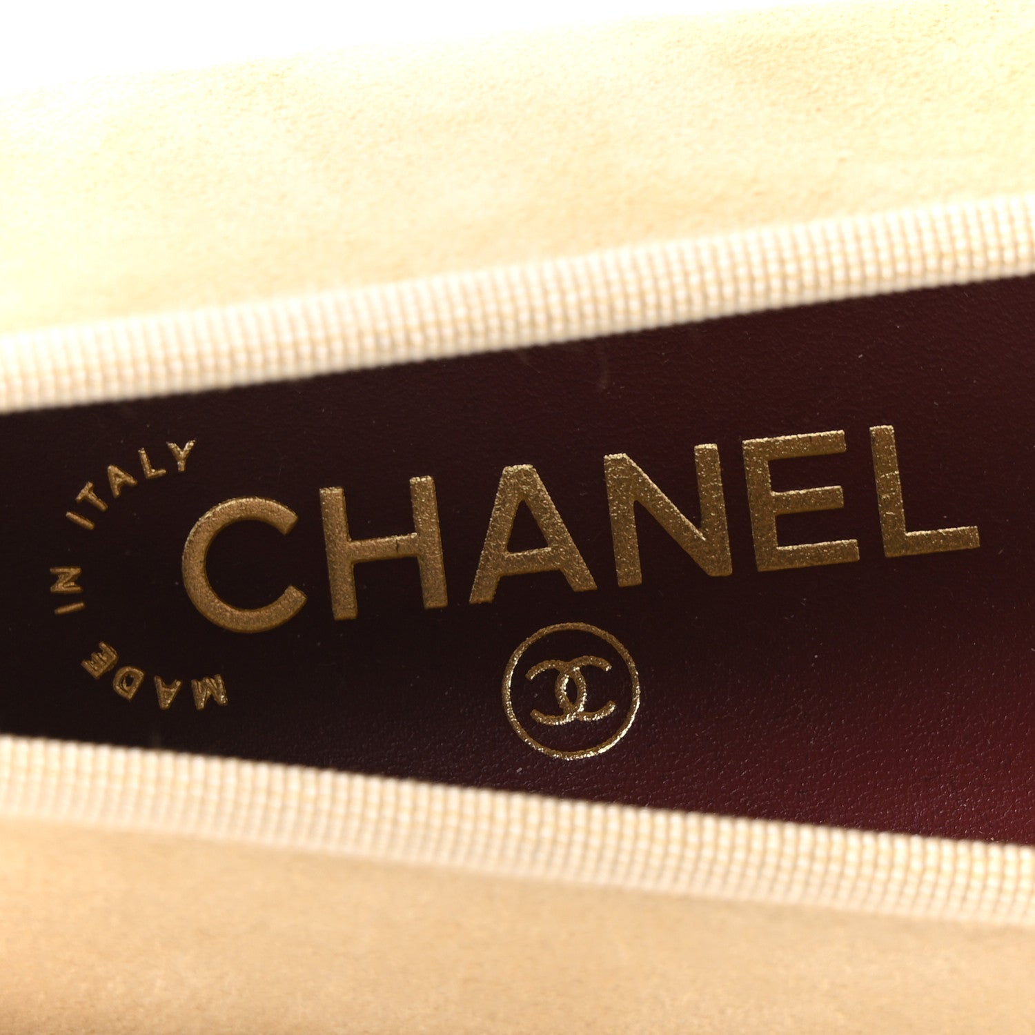 Chanel Suede Patent Calfskin Cap Toe CC Ballerina Flats 41 Beige 8 of 10