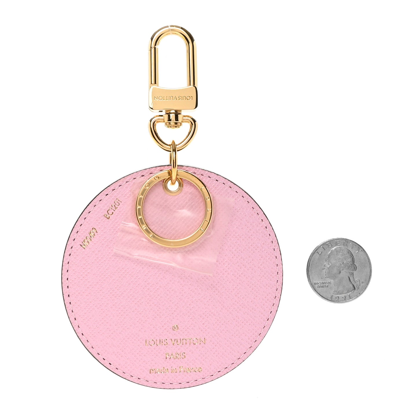 Monogram 2021 Christmas Animation Japanese Garden Bag Charm Key Ring Wisteria Pink