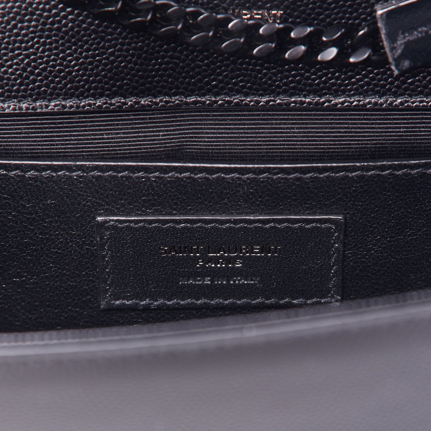 Grain De Poudre Small Monogram Kate Satchel Black
