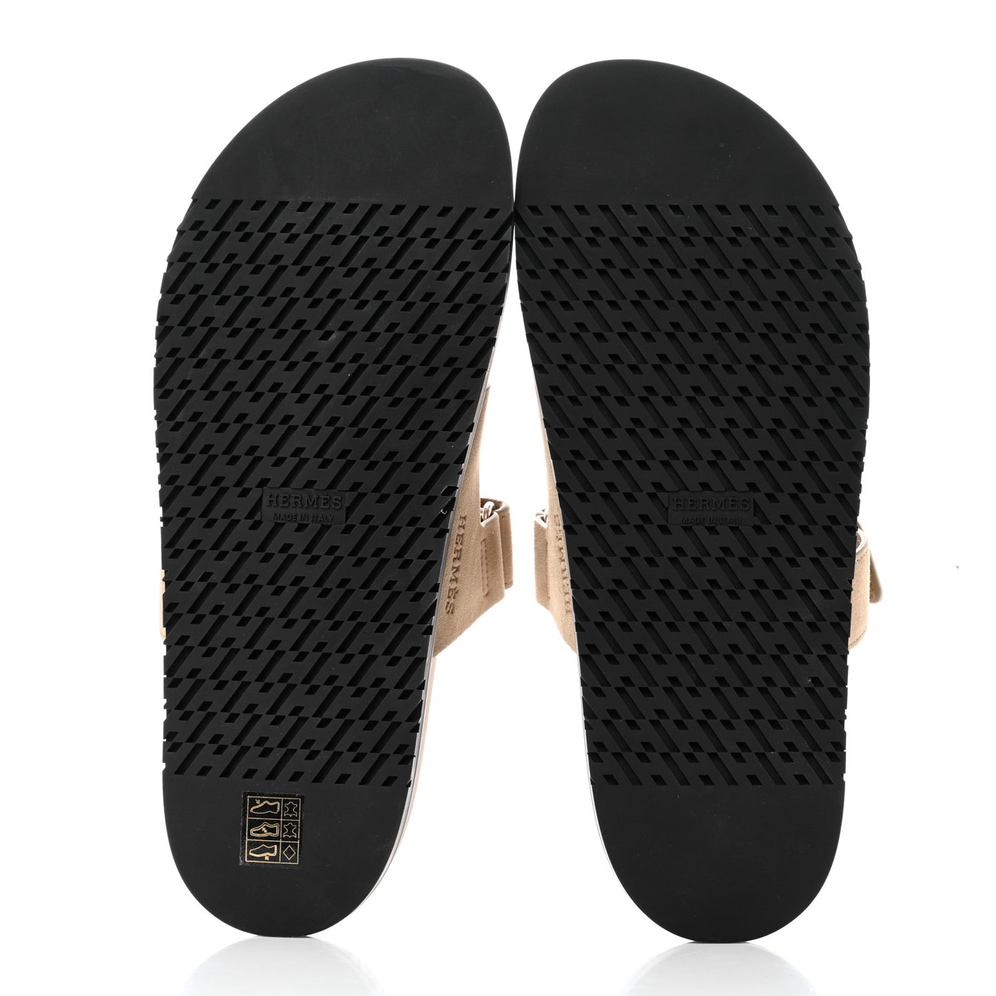 Suede Goatskin Mens Chypre Sandals 42 Beige Argile