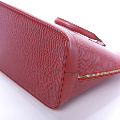 Louis Vuitton Epi Alma PM Castillan Red 8 of 9