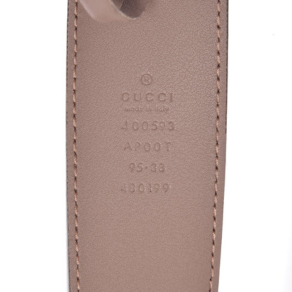 Gucci Calfskin Double G 40mm Belt 95 38 Porcelain Rose 4 of 7