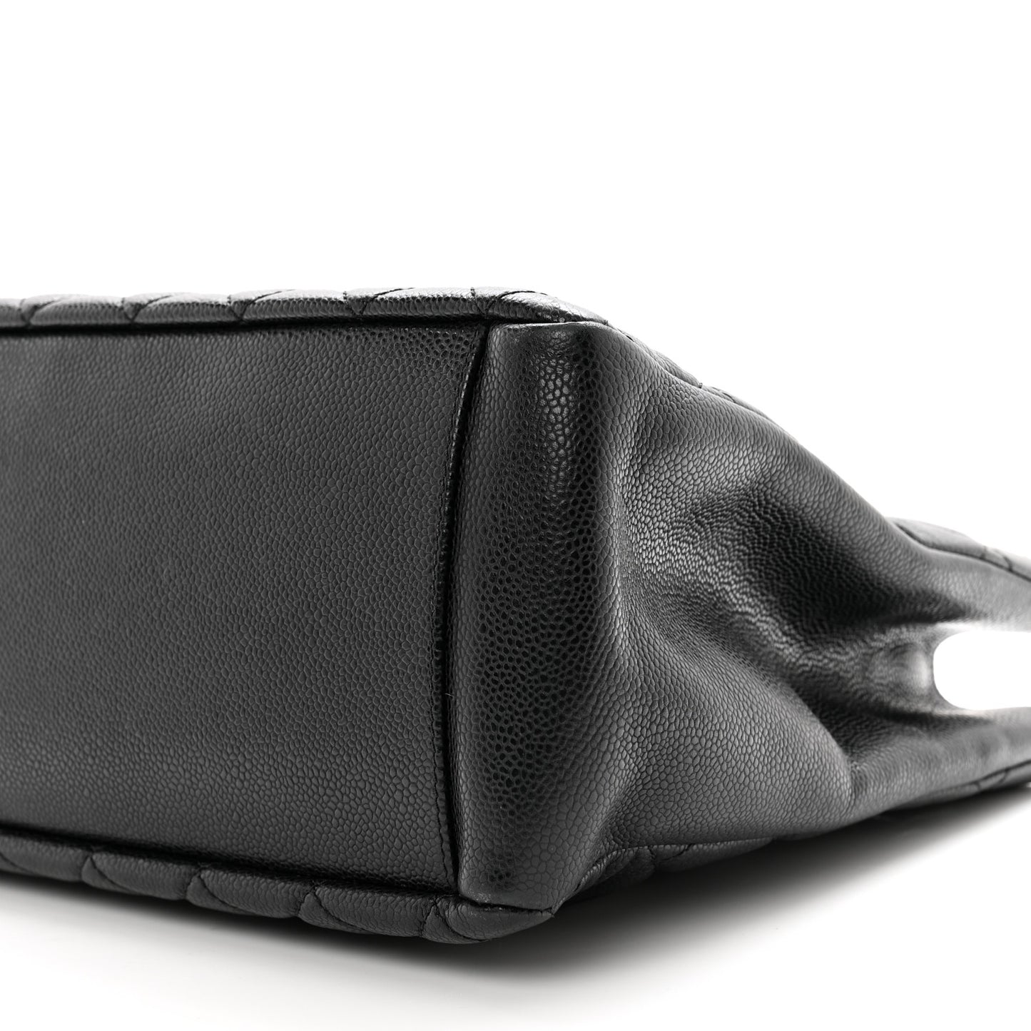 Caviar Quilted Grand Shopping Tote GST Black