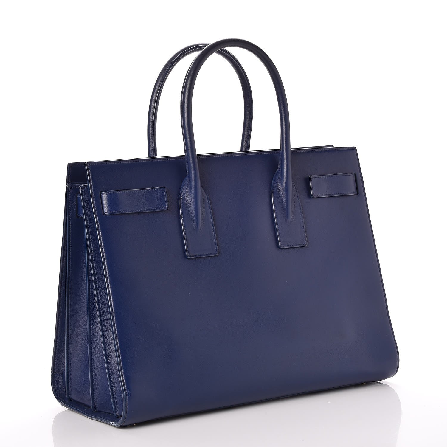 Saint Laurent Calfskin Large Sac De Jour Carryall Blue 3 of 9