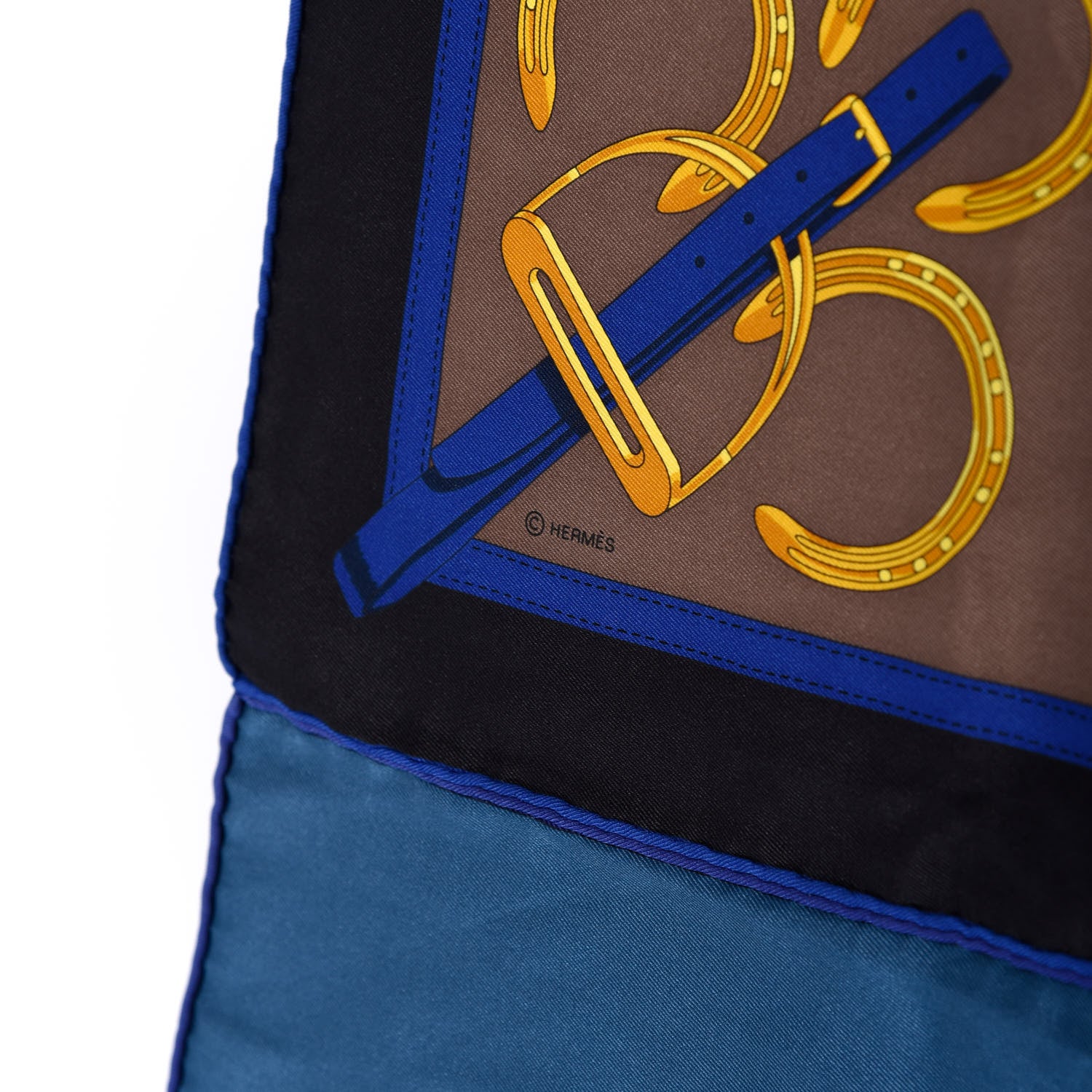 Hermes Silk Patchwork Shawl 140 4 of 11