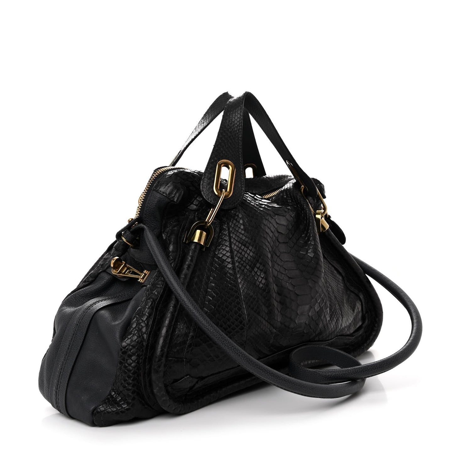 Snakeskin Large Paraty Black