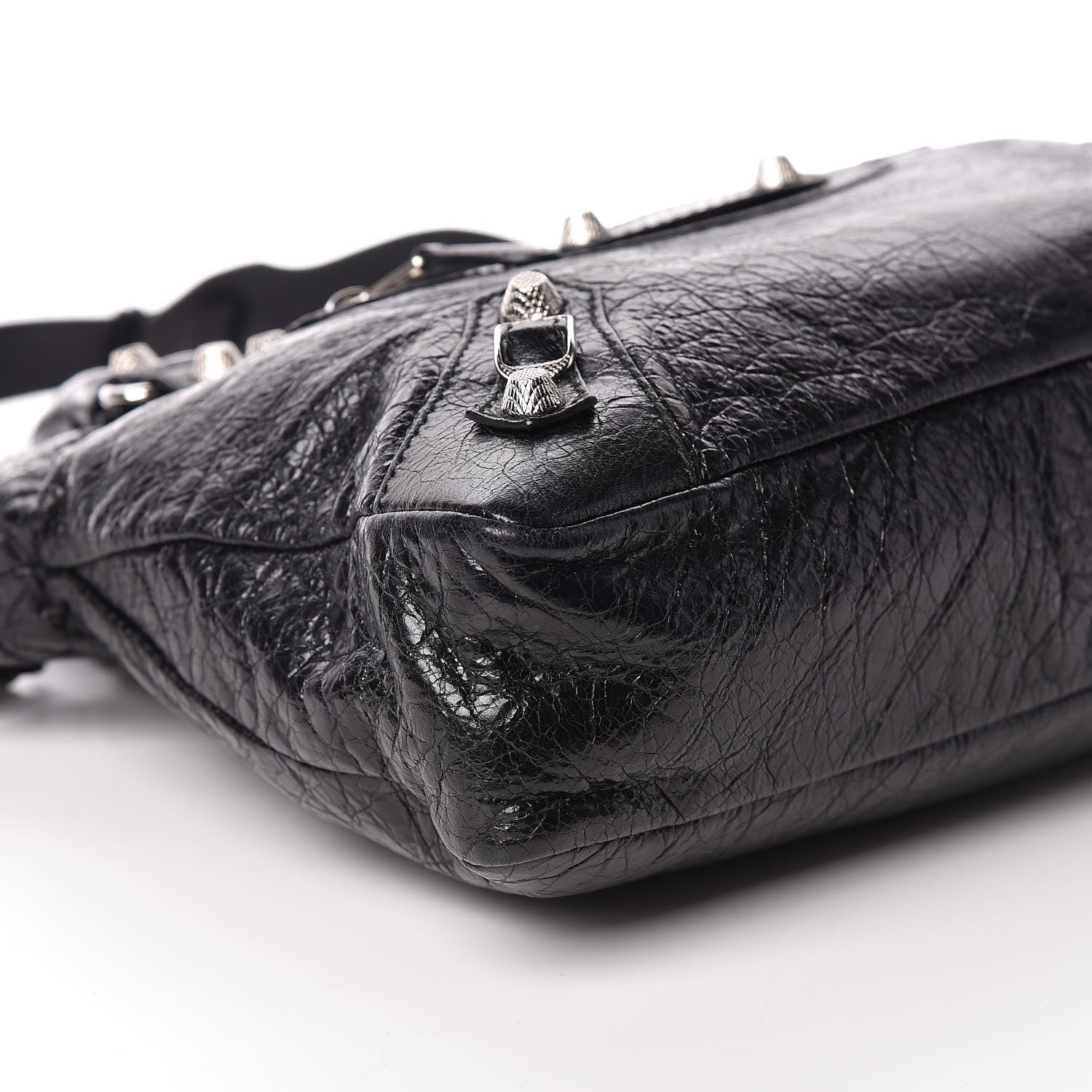 Balenciaga Agneau Giant 12 Silver Hardware Town Black 7 of 10