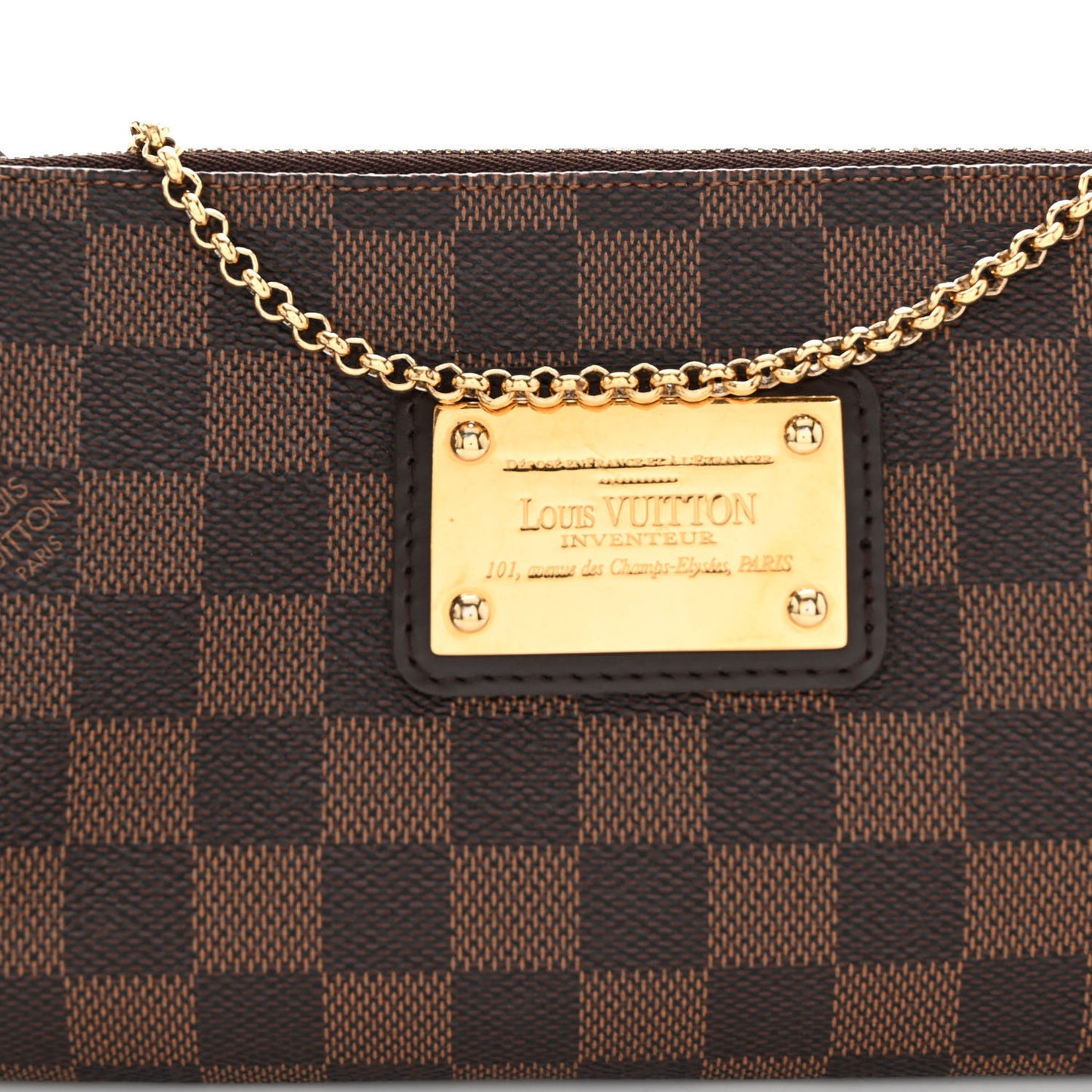 Damier Ebene Eva Clutch