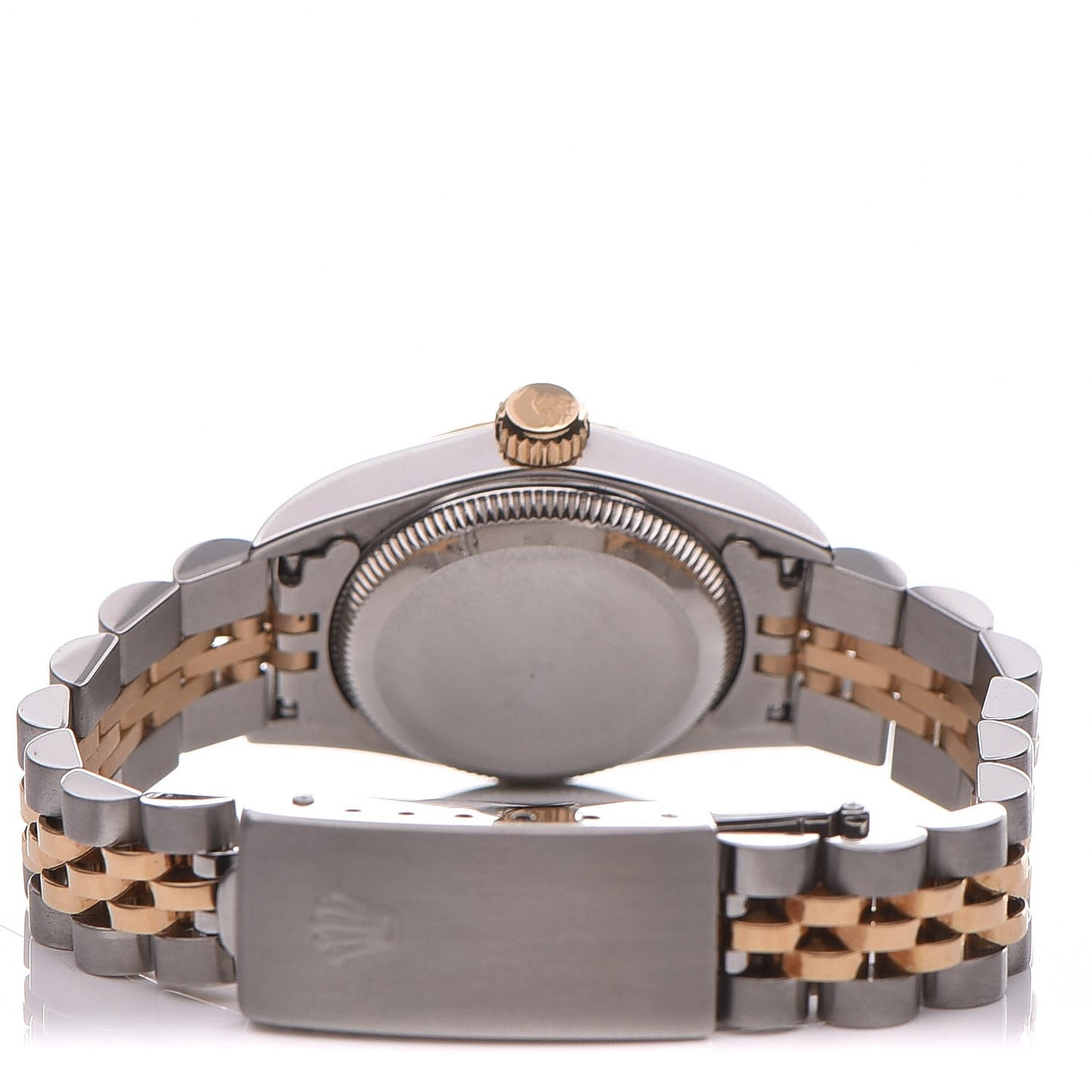 Stainless Steel 18K Yellow Gold Diamond 26mm Oyster Perpetual Datejust Watch Black 67193