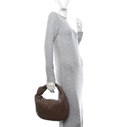 Bottega Veneta Nappa Intrecciato Teen Jodie Hobo Dark Taupe 2 of 10