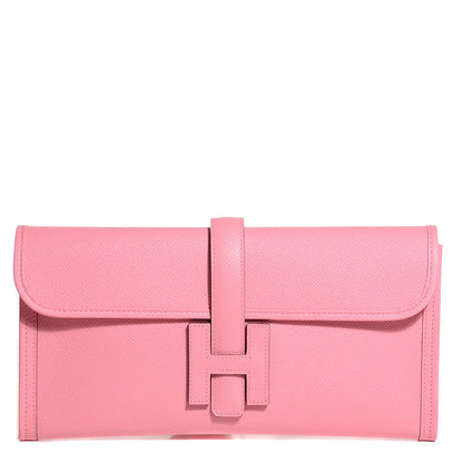 Hermes Epsom Jige Elan 29 Clutch Rose Confetti 1 of 10