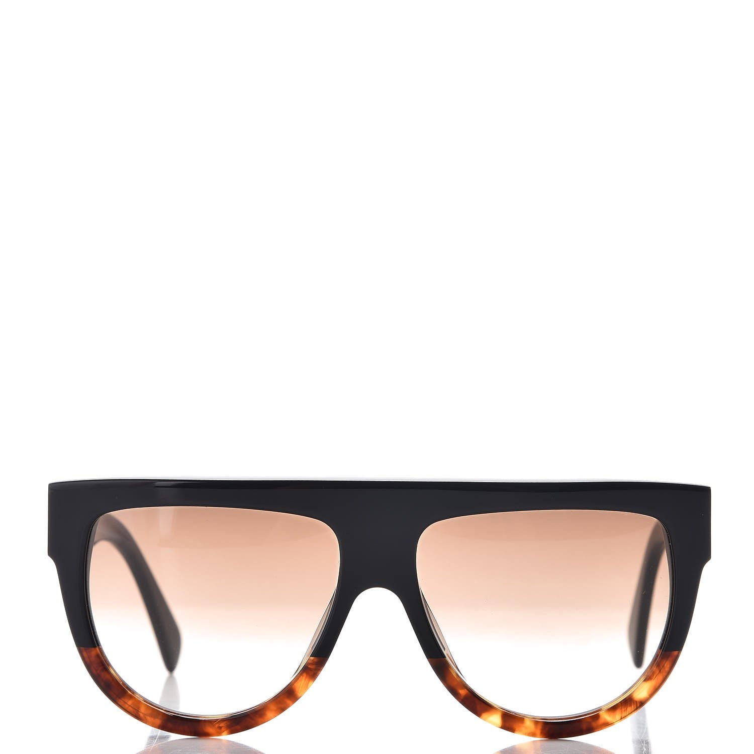 Celine Shadow Sunglasses CL 41026/S Black Havana 2 of 7