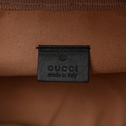 Gucci Calfskin Matelasse Mini GG Marmont Round Backpack Black 6 of 9