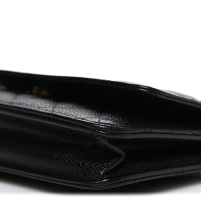 Chanel Caviar Quilted Wallet on Chain WOC Black 11 of 11