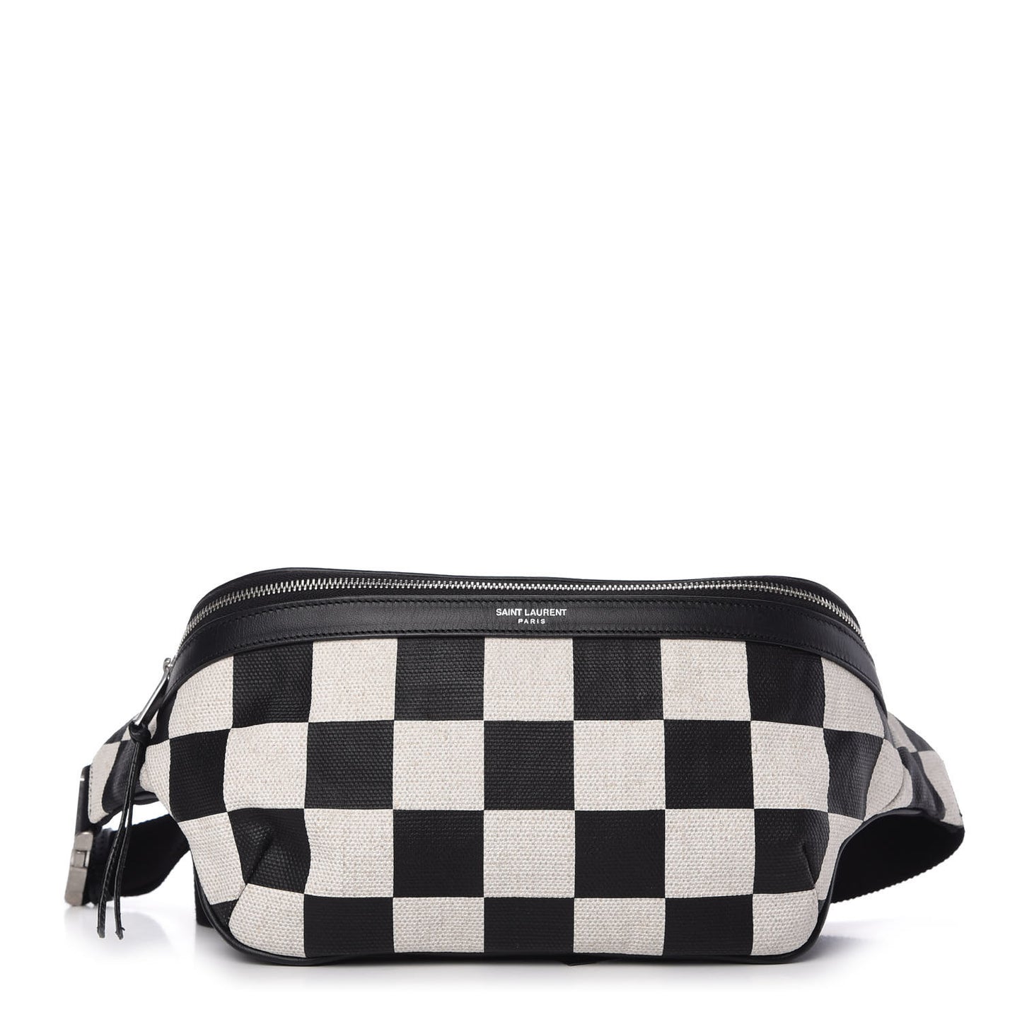 Canvas Classic Belt Bag Black White