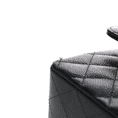 Chanel Caviar Quilted Small Double Flap Black 10 of 11