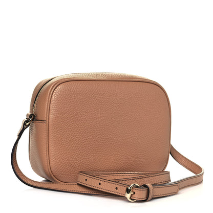 Gucci Pebbled Calfskin Small Soho Disco Bag Camelia 3 of 13