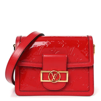 Louis Vuitton Vernis Monogram Dauphine Mini Red 1 of 8