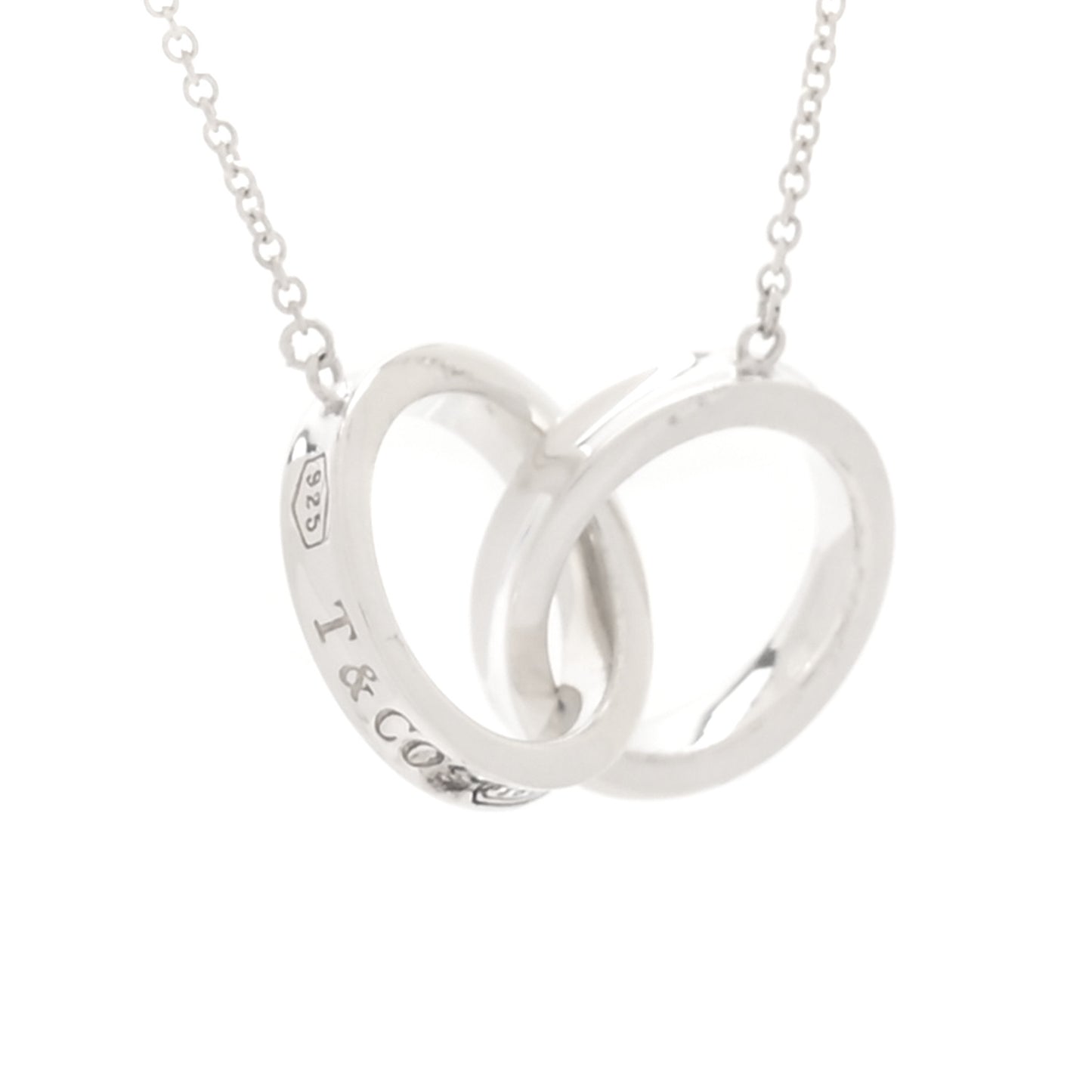 Sterling Silver 1837 Interlocking Circles Pendant Necklace