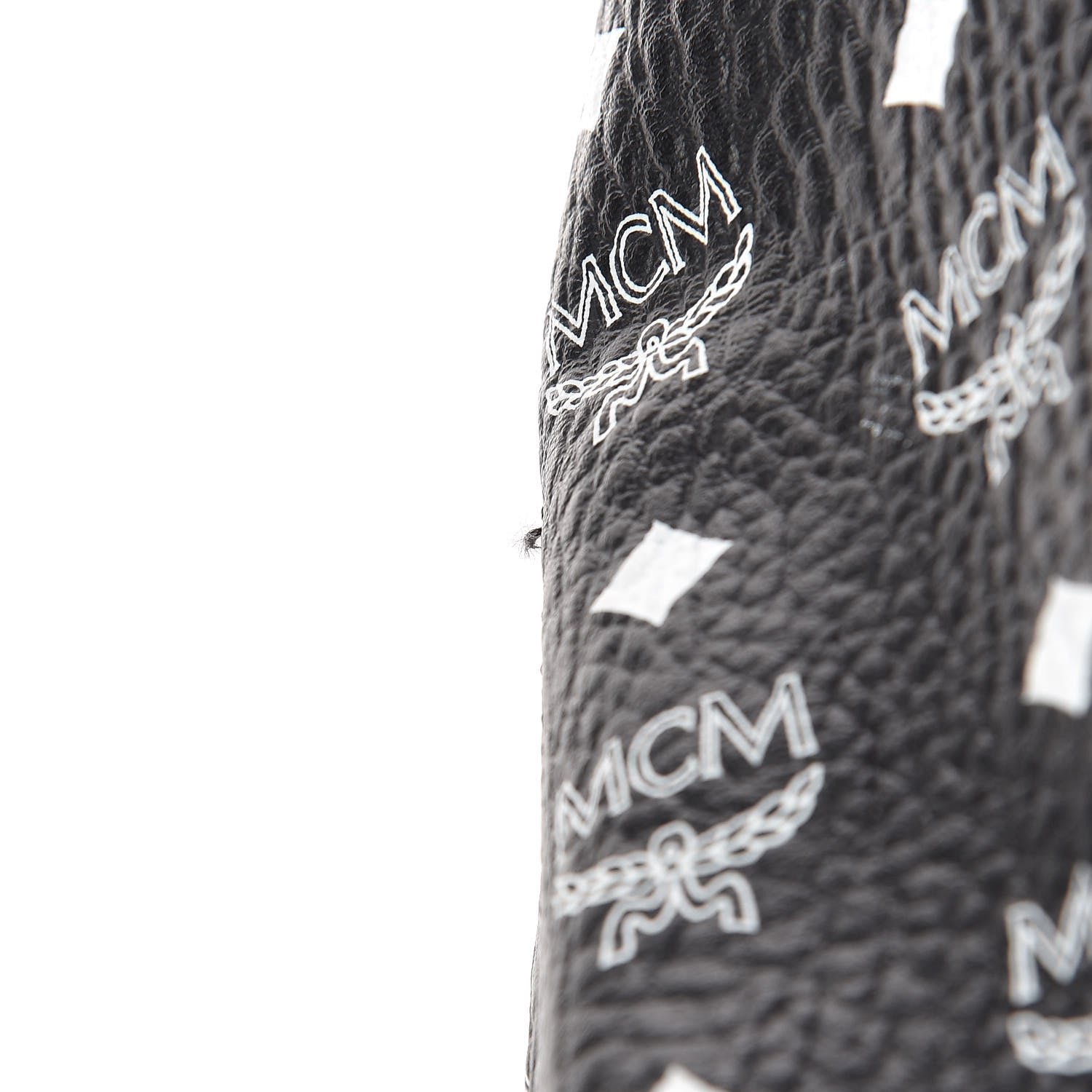 MCM Visetos Medium Reversible Shopper Tote Black 18 of 21