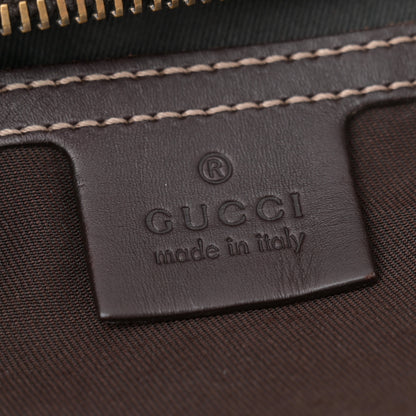 Gucci GG Supreme Monogram Large Zippered Shopping Tote Brown 6 of 11