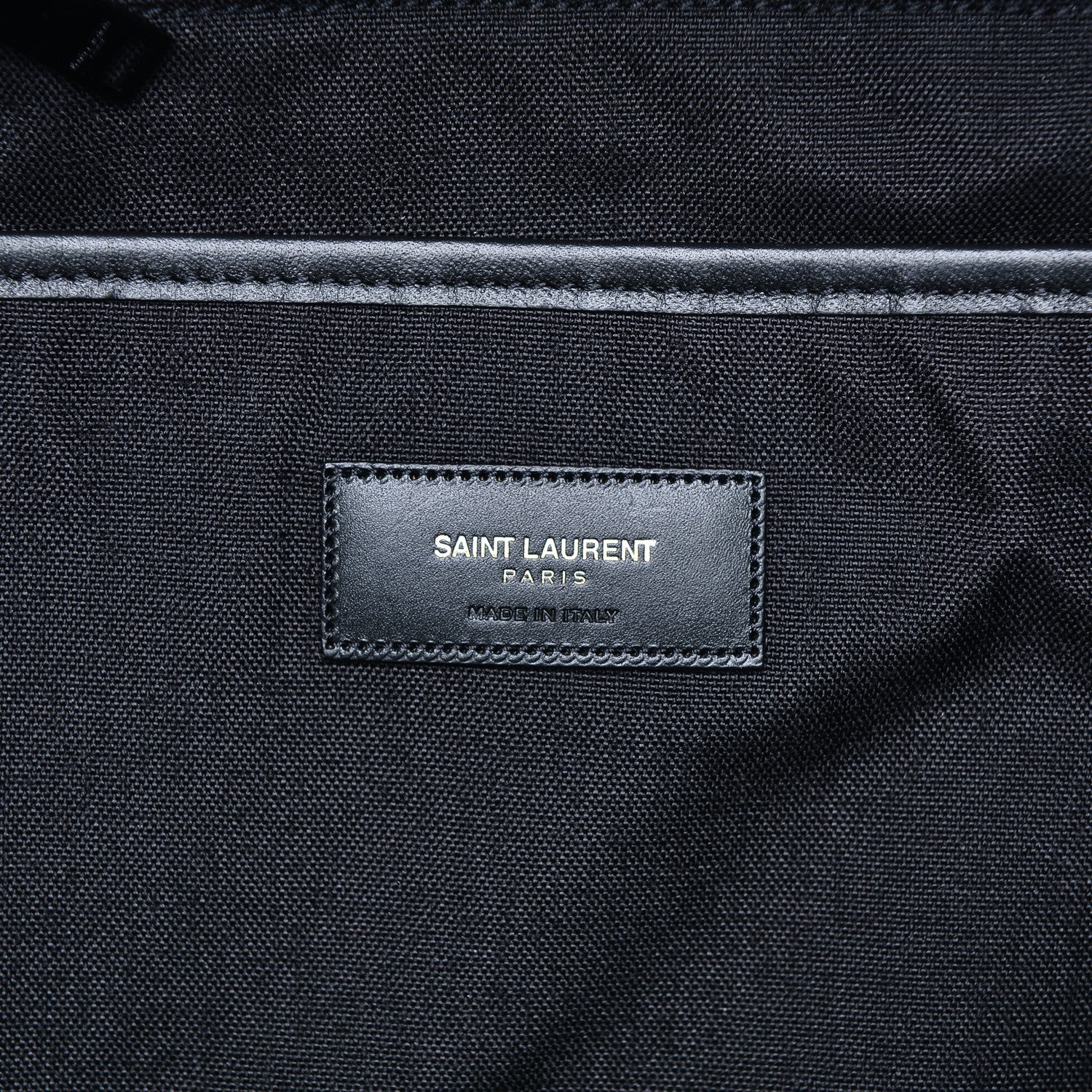 Saint Laurent Nylon City Skeleton Print Backpack Black White 8 of 9
