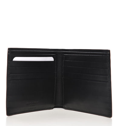 Saint Laurent Calfskin Star Print East West Wallet Black 5 of 7