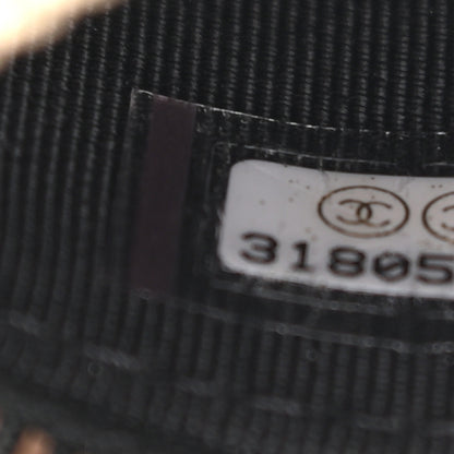 Chanel Caviar Quilted Small Handle With Care Vanity Case With Chain Black 7 of 9