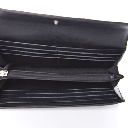 Chanel Calfskin Stitched Fancy CC Long Double Wallet Back 5 of 16