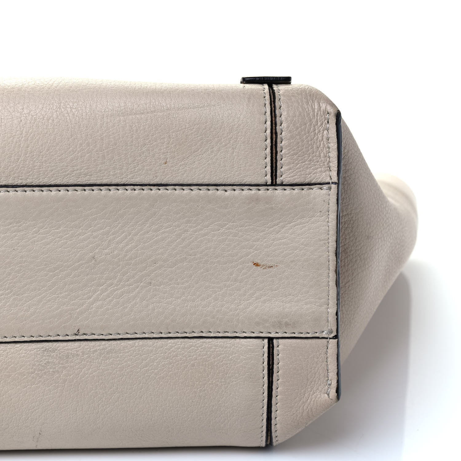 Chloe Smooth Calfskin Small Milo Shopping Tote Motty Grey 13 of 14