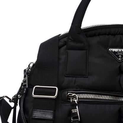 Prada Tessuto Nylon Bomber Bag Black 9 of 10