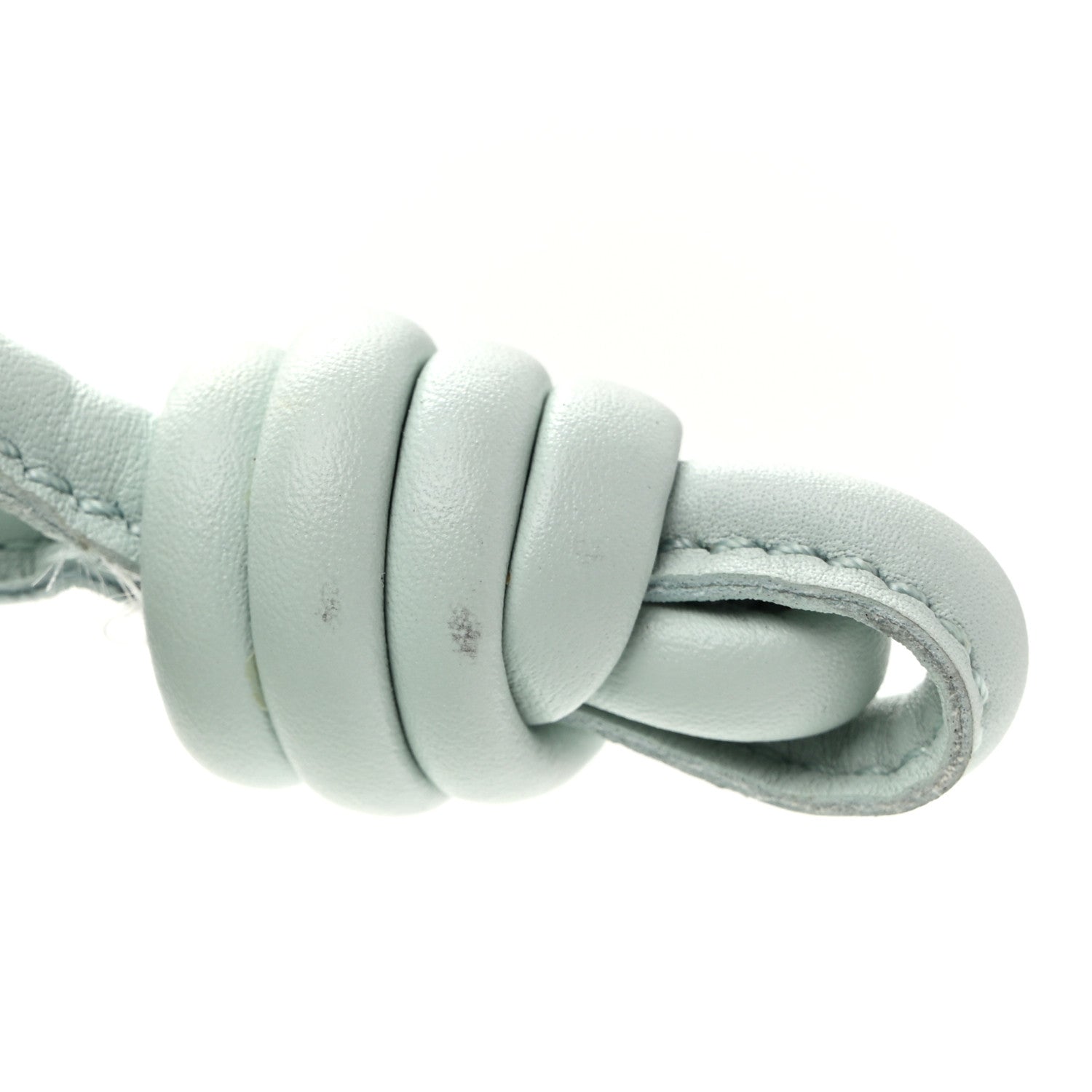 Loewe Mellow Nappa Medium Donut Chain Flamenco Knot Clutch Frozen 11 of 11