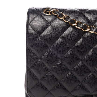 Chanel Caviar Quilted Maxi Double Flap Black 9 of 15