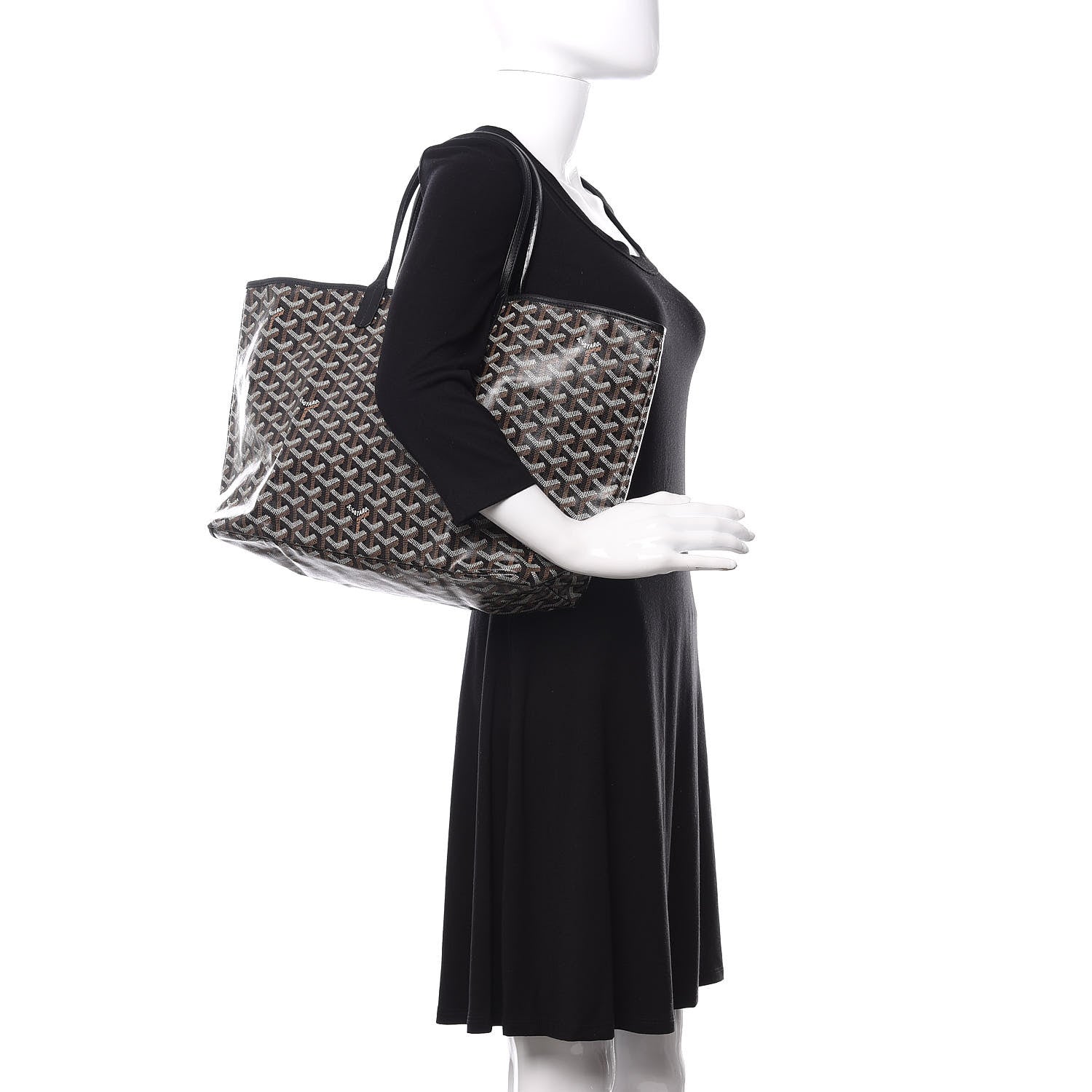 Goyard Goyardine Saint Louis PM Black 2 of 9