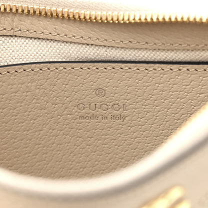 Gucci GG Supreme Monogram Textured Dollar Calfskin Small Ophidia Hobo Beige Mystic White Oatmeal 6 of 14