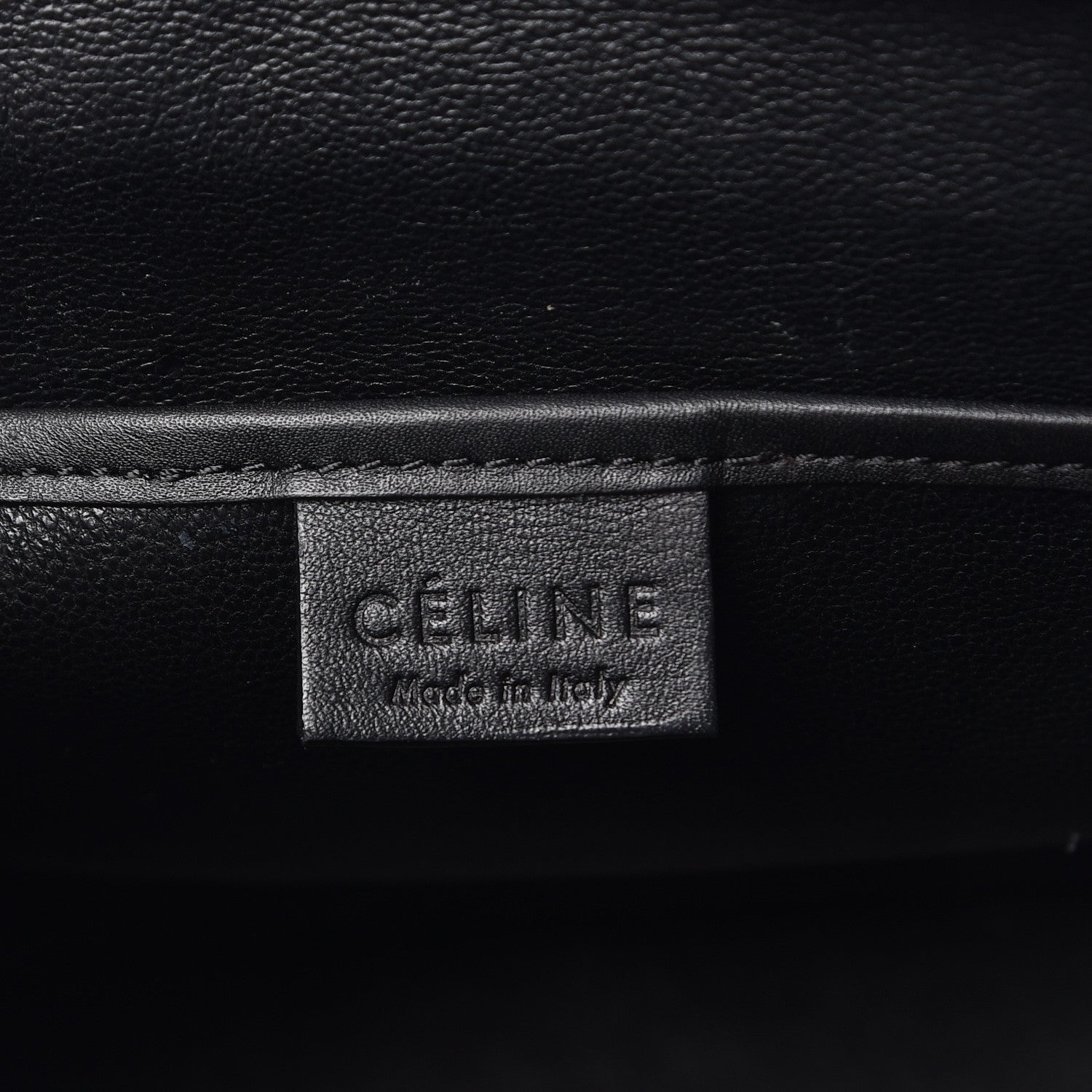 Celine Smooth Calfskin Nano Luggage Black 6 of 12