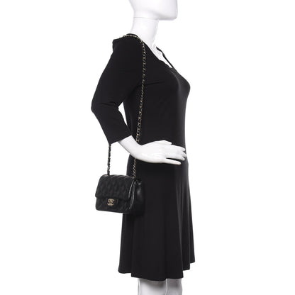 Chanel Lambskin Quilted Mini Square Flap Black 2 of 11